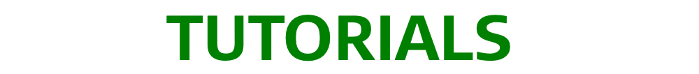TUTORIALS